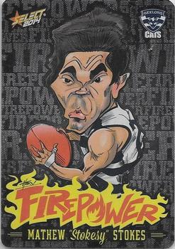 2014 Select AFL Champions - Firepower Caricatures #FC21 Mathew Stokes Front